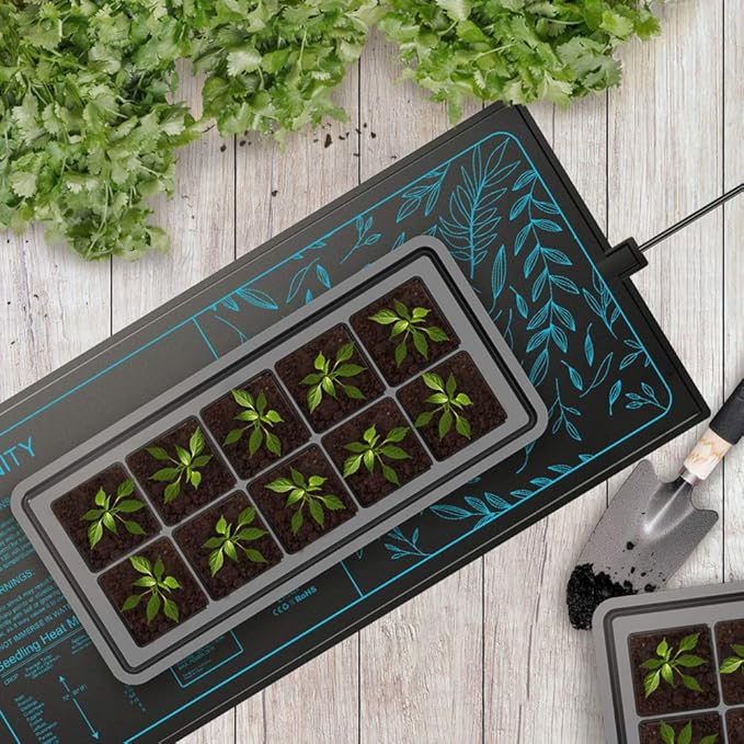 AC Infinity SUNCORE A1, Waterproof Seedling Heat Mat 3" x 20" MET & UL-Certified Heating Pad for Indoor Gardening, Hydroponics, Germination, Cloning