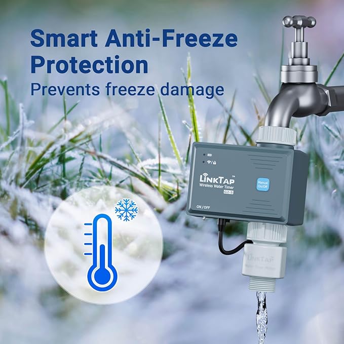 LinkTap G2S Smart Hose Timer | Requires Gateway | Irrigation by Weather/Volume/Duration, Intelligent Fault Detection & Alerts, Wider Range Than WiFi Sprinkler Timer, 2-Year Battery Life, 2-Yr Warranty