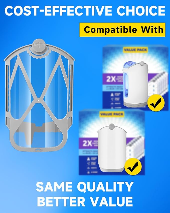 24 Pack Refill Cartridge Kit Compatible with Zevo Plug-in Light M364A and Max