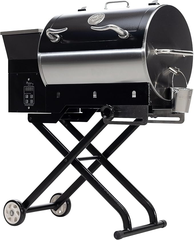 recteq Pellet Grill - Road Warrior 340 + BBQ Master Bundle, Portable Electric Pellet Smoker Grill, BBQ, Wood Pellets, Sear, Smoke, and More