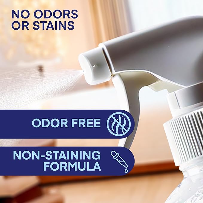 Steri-fab All-in-One Disinfectant Spray – Attracts Bed Bugs, Fleas, Mites, Roaches, Viruses, Fungi, & Odors – Quick-Drying, Non-Residual, 16 Ounce Sprayer Bottle