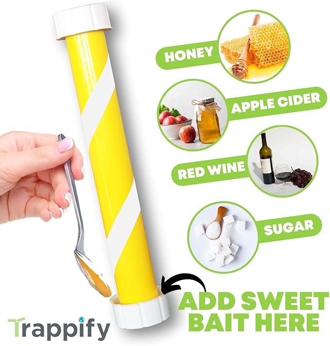 Glow-in-The-Dark Fly Stick by Trappify: Premium Indoor & Outdoor Fly Traps | Water-Resistant Sticky Trap for Fruit Fly Traps for Indoors, Gnat Traps for House Indoor, and Fly Trap Indoor (2 Pack)
