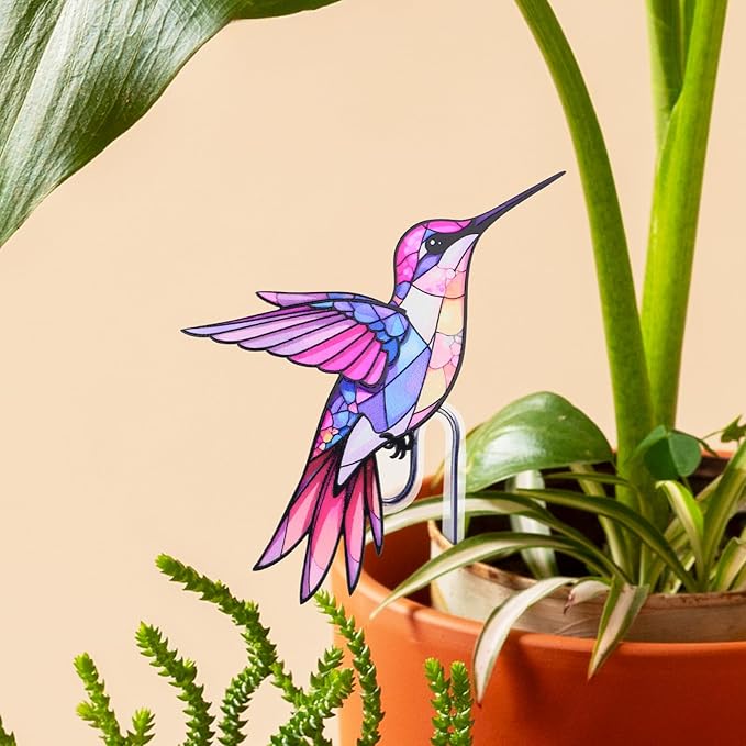 Hanging Planters for Indoor Outdoor Plants-Planters Hanging Plant Hummingbird Bird Decor Garden Decor Plant Accessories Farmhouse Decor-Gifts Ideas for Mom