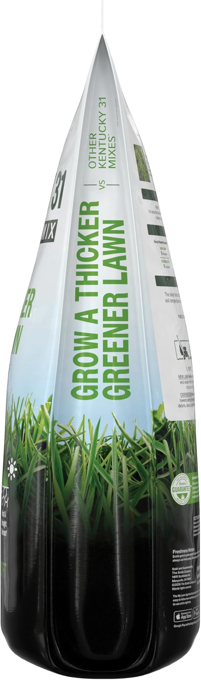 Scotts® Kentucky 31 Grass Seed Mix, for New Lawns or Overseeding, Results in as Few as 5 Days, 20 lbs.