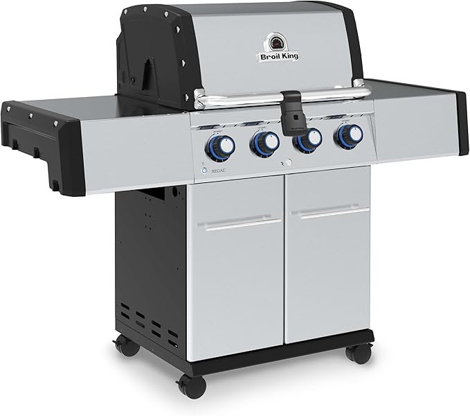 Broil King 956317 Regal S 420 Pro 4 Burner Natural Gas Grill - Stainless Steel