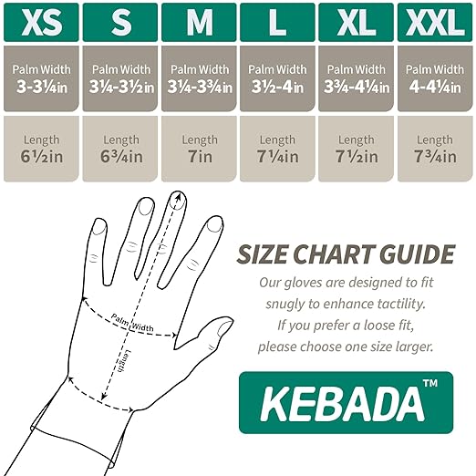 Kebada W1 Work Gloves for Men and Women, PU Coated Safety Gloves with Grip, Touchscreen, Ideal for Warehouse Package Handling, Construction, Gardening, Black Medium