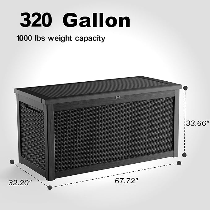 320 Gallon Outdoor Decx Box