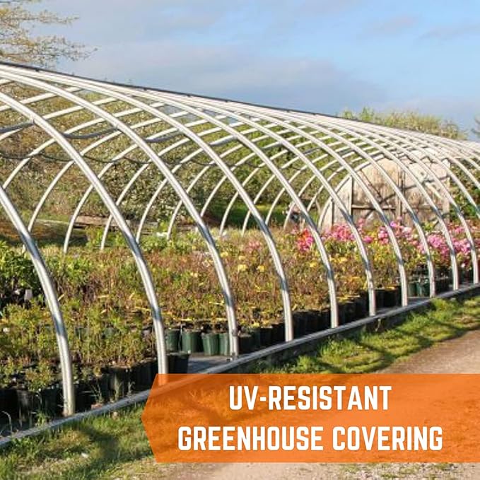 Farm Plastic Supply - Black & White Greenhouse Plastic Sheeting - 6 mil - (20' x 100') - 90% Reflective Green House Covering Film for Farming, Gardening, Agriculture