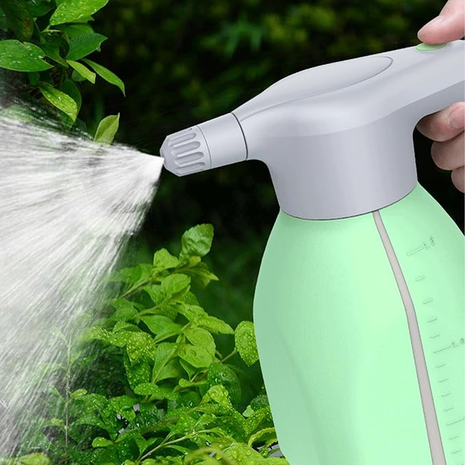 1.5L/2L Rechargeable Electric Spray Bottle | Automatic Indoor Plant Sprayer | Continuous 3-Hour Runtime | Perfect for Gardening & Home Use(Green,1.5L)