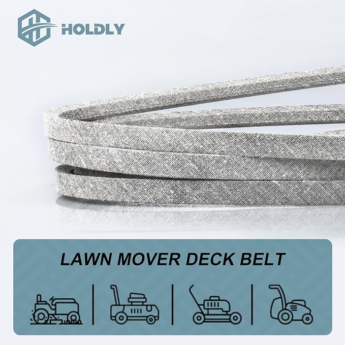 1/2 x 141 Mower Deck Belt GX21833/GX20571, Kevlar Cord Belt for John Deere D140 D150 D160 L120 L130 L145 L155 LA130 LA140 LA145 LA165,S140, S160, S170 S140 Z255 with 48 inch Deck (GX21833)