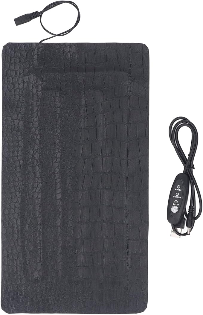Seedling Heat Mat 3 Gear Temperature Adjustment PU Leather Hydroponic Plant Heating Pad Ideal for Indoor Gardening (3318)