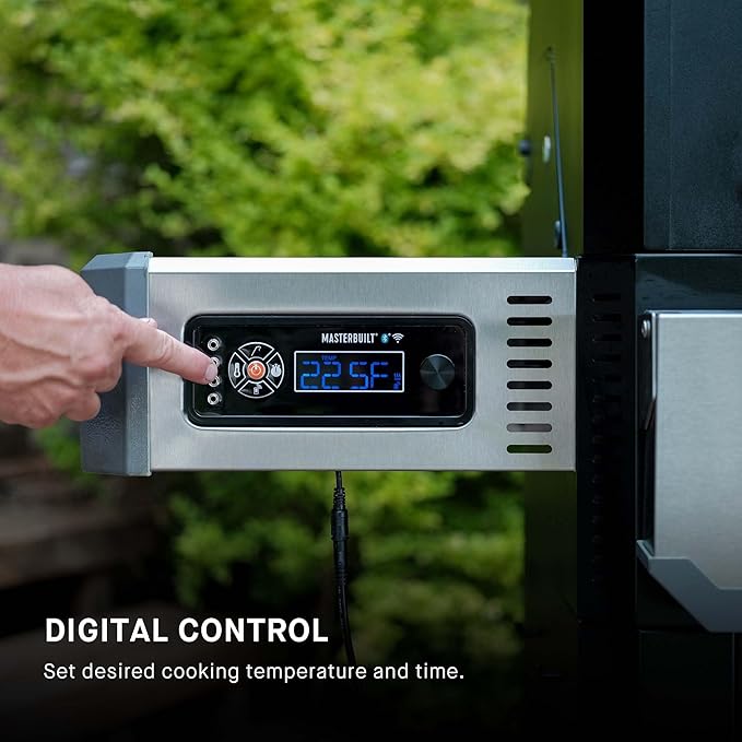 Masterbuilt® Gravity Series® 1050 Digital Charcoal Grill and Smoker with Digital Control, App Connectivity and 1,050 Cooking Square Inches in Black, Model MB20041220