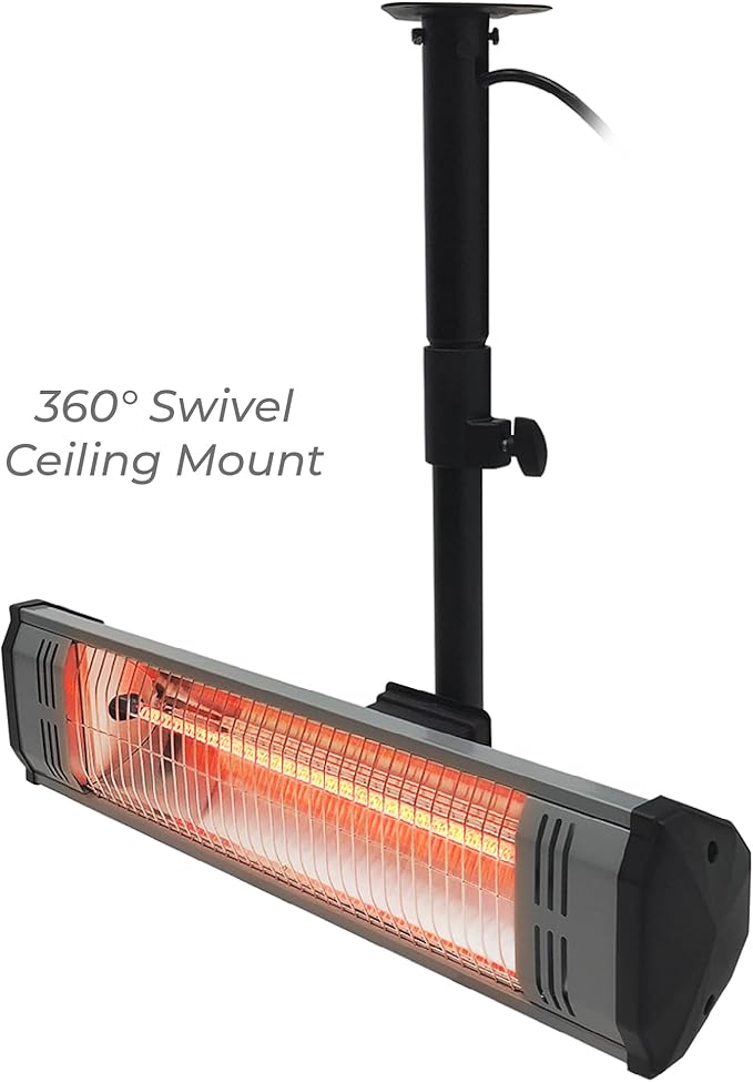 Heat Storm Tradesman 1500 Watt Infrared Heater Tripod Combo, Remote