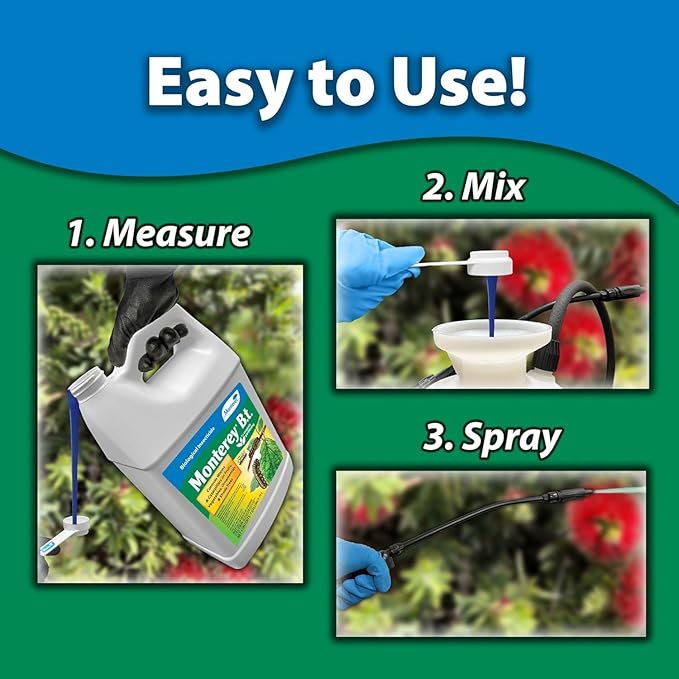 Monterey Bacillus Thuringiensis Biological Insecticide Concentrate Organic, 1 Gallon