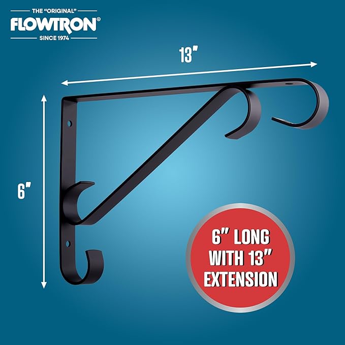 Flowtron SB-300 Security Wall Bracket for Bug Zappers | Hang Potted Plants in Your Garden | Durable Bracket with Locking Mechanism | Metal Sturdy Frame