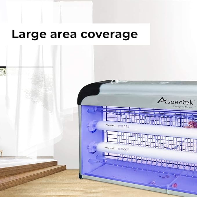 ASPECTEK Bug Zapper Replacement UV Lamp Bulbs – Light Tubes for 40W Electronic Insect Killers – Fits ASIN B07KSRFJ9Y, 2-Pack