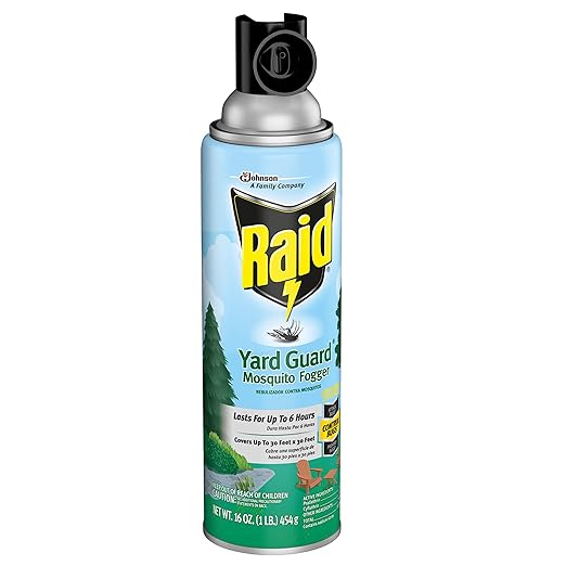 Raid Yard Guard Mosquito Fogger 16 Ounce (Pack of 4)