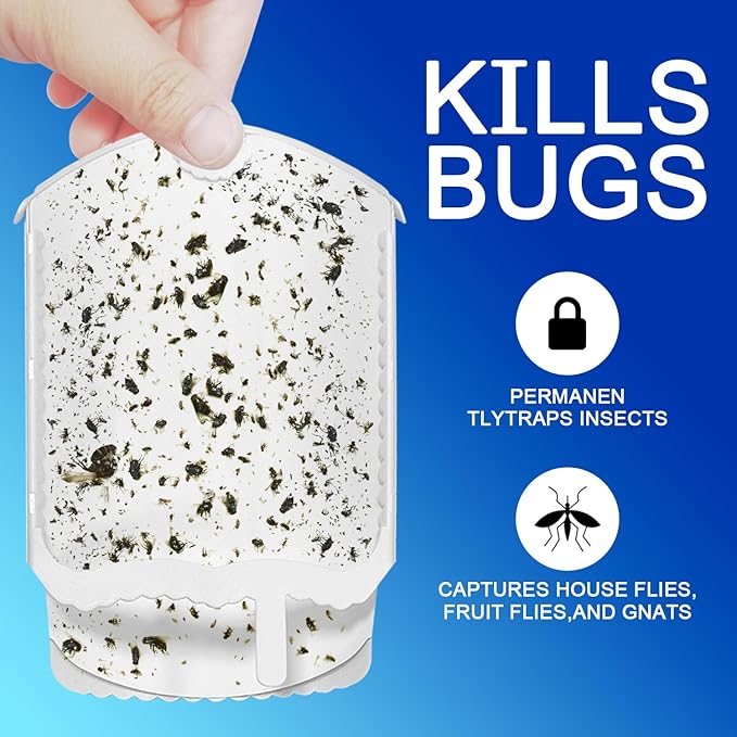 33 Pack Flying Insect Trap Refills Compatible with Zevo Flying Insect Trap M364 M364A and Max, Safe with Kids & Pets