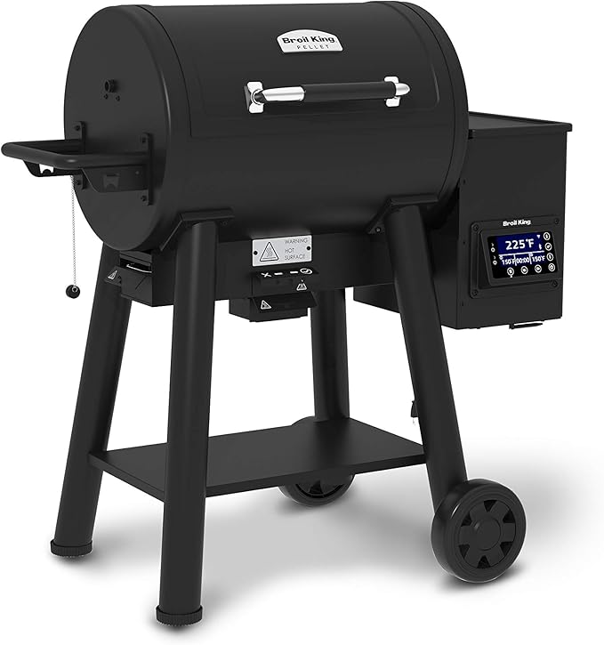 Broil King 493051 Crown Pellet 400 Pellet Grill, Black