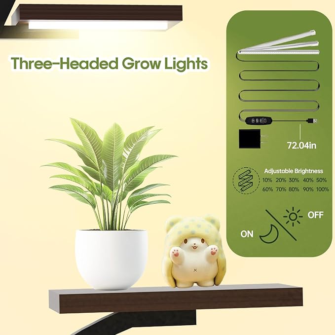 Indoor Plant Stand with Grow Lights ,Stylish S-Shaped Metal Rack for Multiple Indoor Plants ,8-Tiered Tall Plant Shelf for Home and Patio ,Perfect for Plant Lovers