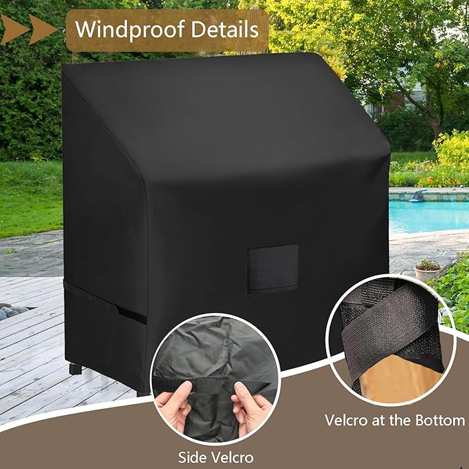 FLYMEI Outdoor Garden Potting Bench Table Cover, Waterproof Windproof Protective Cover for Outdoor Cabinet/Potting Benches for Outside/Garden Table for Planting, 47" x 20" x 47"
