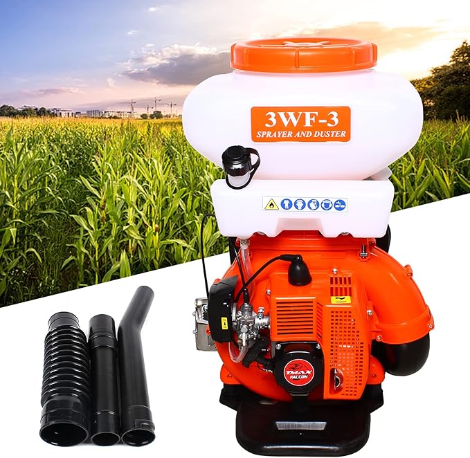 3-in-1 Backpack Fogger Sprayer Leaf Blower 3.7 Gallon Fogger Mist with Extended Hose Superior Heavy Duty ULV Machine for Garden Spraying with Gas Powered Engine