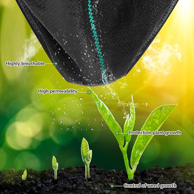 3ft×100ft Garden Weed Barrier Fabric Heavy Duty Landscape Fabric with Superior Permeability Easy Set up Weed Control Ground Cloth