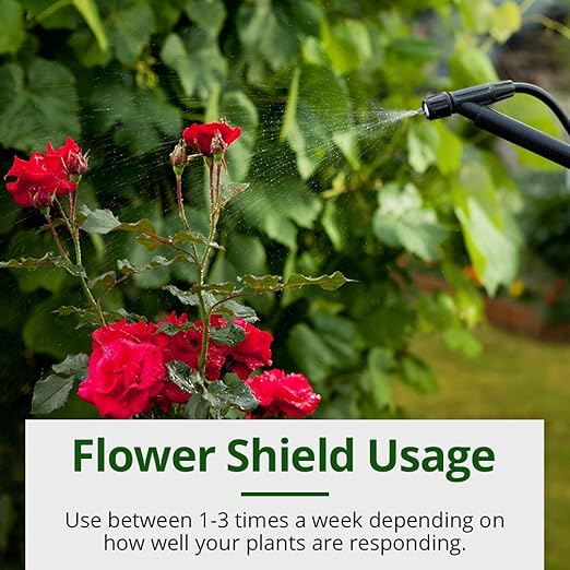 Humboldts Secret Flower Shield | Insecticide, Pesticide, Miticide, Fungicide | Bug Spray for Plants | Spider Mite & Powdery Mildew Control | Indoor & Outdoor | Houseplant & Garden | 2 Ounce