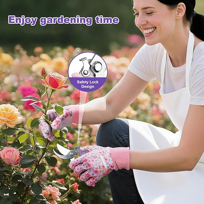 Gardening Gifts for Grandma, Mothers Day Birthday Gifts Garden Tool Set for Grandma,Gardening Kit for Women