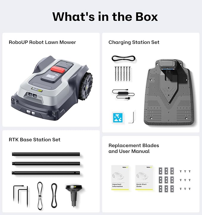 T1200Pro Robot Lawn Mower Wire Free, RTK+Vision Ride-on Edge Mapping Mowing for 0.35 Acre Yard, AI Obstacle Avoidance, APP Multi-Zone Management, Automatic Robotic Lawnmower Handle 20° Slope