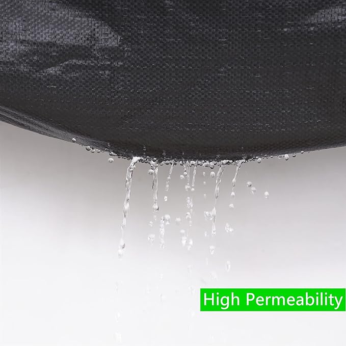 Weed Barrier Fabric 3.2oz Heavy Duty - 4ft x 300ft Landscape Fabric | Easy Install & Rugged Plastic Ground Cover Weed Barrier with UV Protection for Gardens, Landscaping Fabric