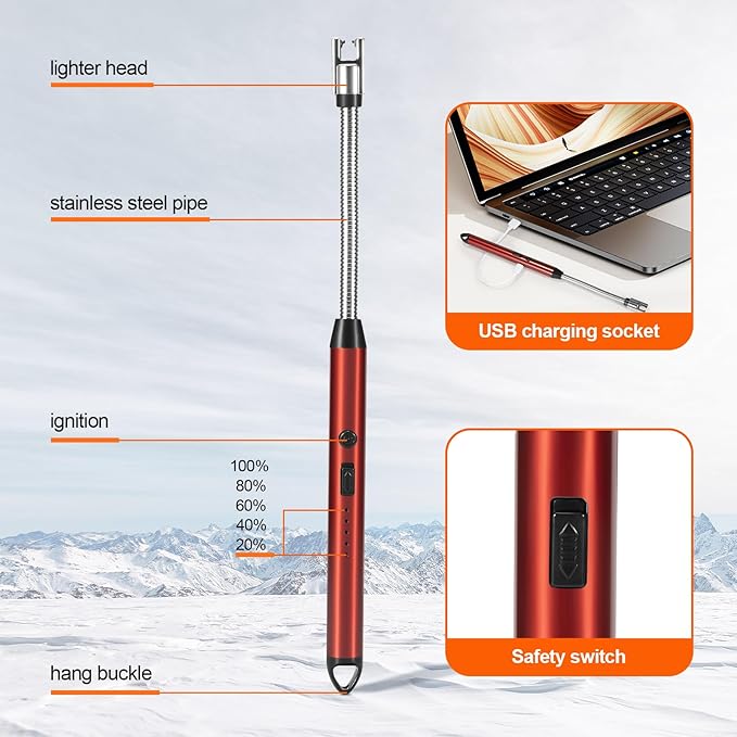 Double Tank Top Outdoor Propane Heater With a Windproof Lighter, 36000BTU Outdoor Propane Heater With Shut-off Valve and Tip-over Switch for Garage,Patio, Camping,RV(CSA)