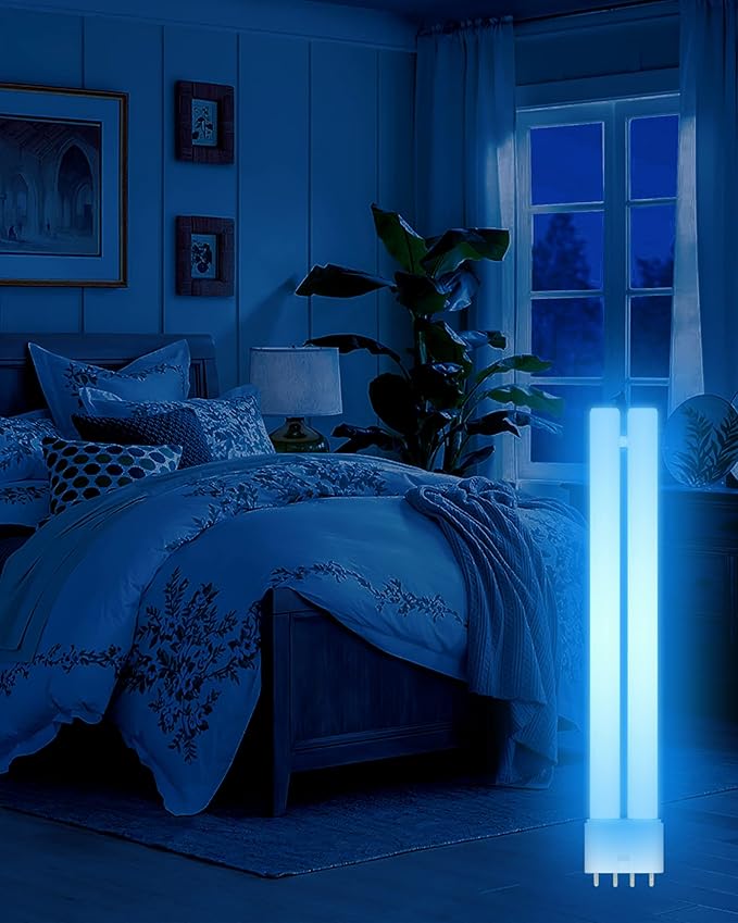 Dichroma 18W H-Shaped Bug Zapper Replacement Bulbs Compatible with 18W Indoor Outdoor Mosquito Lamps for Home with 4 Pin Base