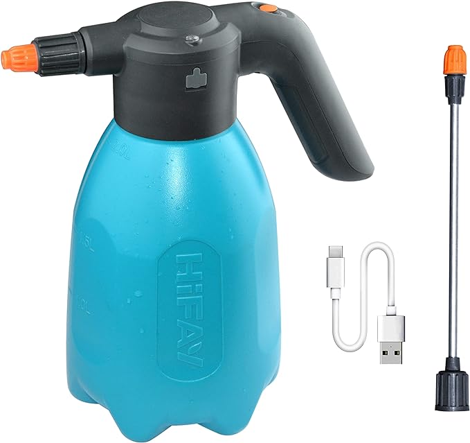 ES2-PRO Electric Spray Bottle 2L/0.5Gallon, Rechargeable Battery Powered Sprayer Spray 60 Bottles On a Single Charge, Automatic Plant Mister,Pump Sprayer,Indoor Watering Can for Plants