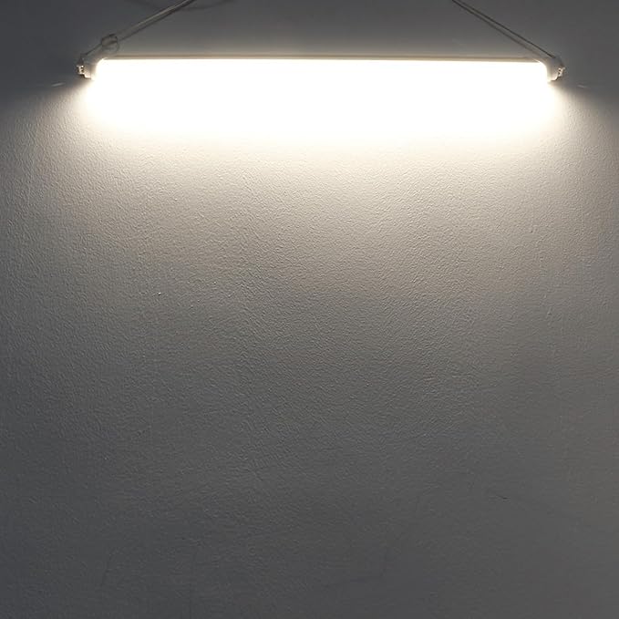 LightingWill LED T8 3FT Light Tube, Natural White 4000K, Dual-End Powered Ballast Bypass, 1600Lumens 15W (32W Fluorescent Equivalent), Frosted Cover, AC85-265V Lighting Tube Fixtures, 4 Pack
