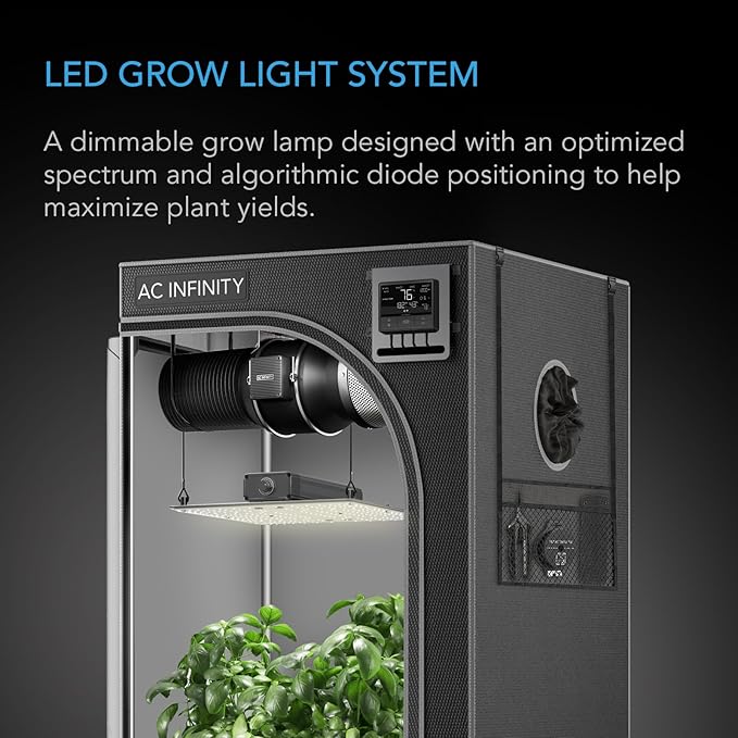 AC Infinity IONBOARD S33, LED Grow Light Board with Samsung LM301H Diodes, Deeper Penetration Full Spectrum Lighting, for Veg Bloom Indoor Plants in Grow Tents Greenhouses (3x3)