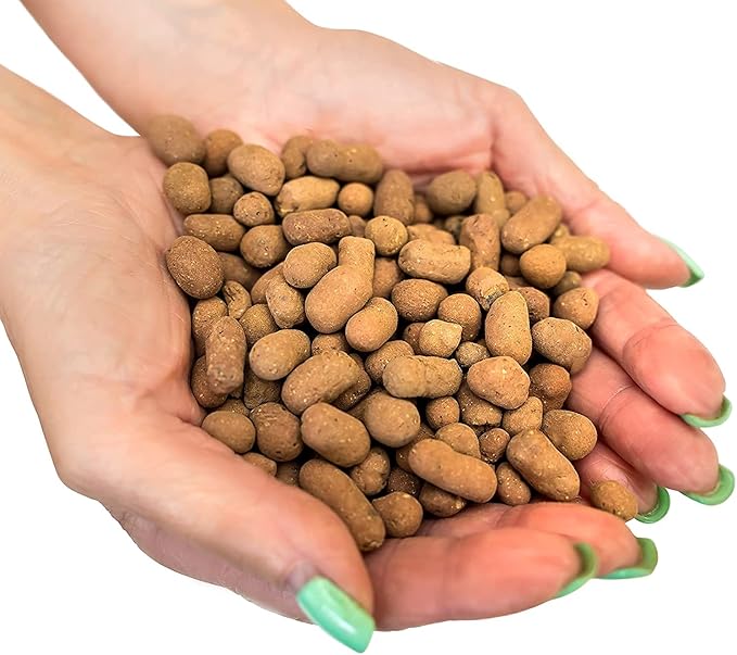 Expanded Clay Pebbles for Plants – 4mm-16mm LECA Balls | 100% Natural Hydroton Clay for Drainage, Hydroponics, Aquaponics, Terrariums, Orchids & Indoor Plant Growing Medium - 1 Quart