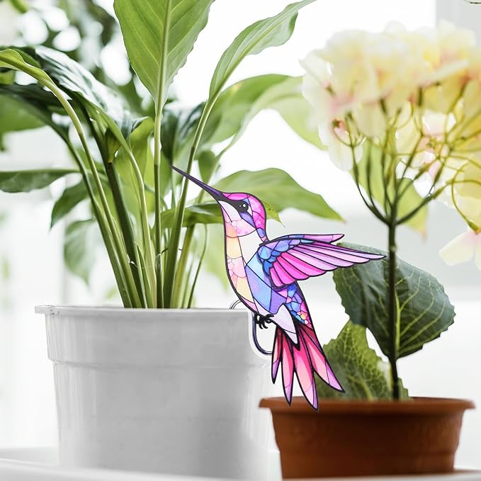 Hanging Planters for Indoor Outdoor Plants-Planters Hanging Plant Hummingbird Bird Decor Garden Decor Plant Accessories Farmhouse Decor-Gifts Ideas for Mom