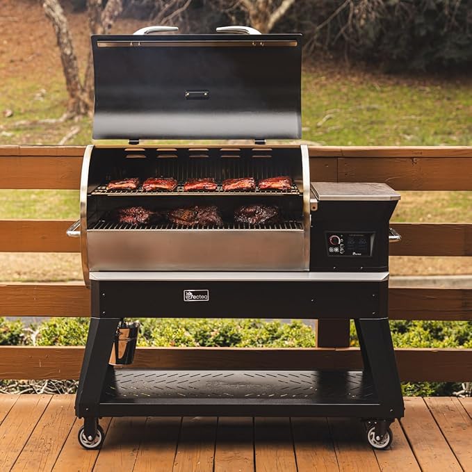 recteq Pellet Grill – Backyard Beast 1200, Pellet Smoker Grill, Wi-Fi-Enabled, Electric Pellet Gril