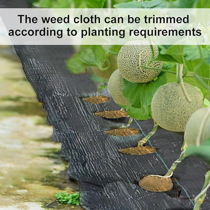 5ft x 300ft Landscape Fabric Durable Weed Barrier Mats Prevent Weeds, Easy Install Weed Blocker, Premium Weed Barrier Fabric