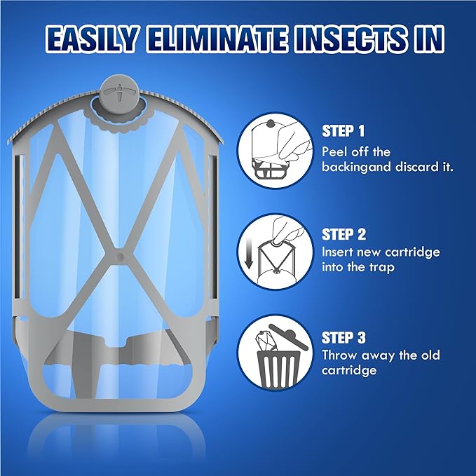 4 Pack Refill Cartridges, 2025 Upgraded High-Stick Refills, Compatible with ZEVOPlug-in Light M364 and Max, Easy to Replace