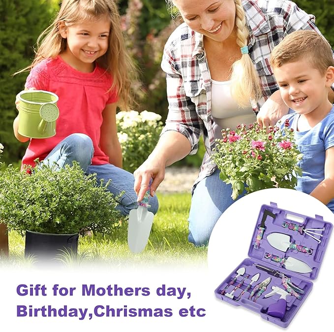 Gardening Gifts for Grandma, Mothers Day Birthday Gifts Garden Tool Set for Grandma,Gardening Kit for Women