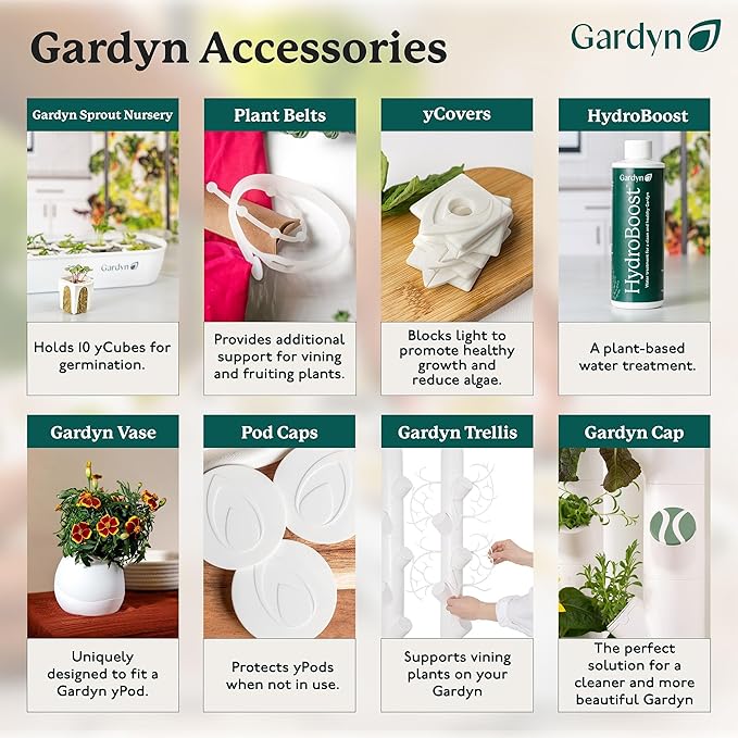 Gardyn Home Dolly - Mobile Rolling Cart for Hydroponics Growing System Kit & Indoor Garden Tower - Easily Move Your Hydroponic Systems While Protecting Your Floors from Water Drops, Scratches, & Marks