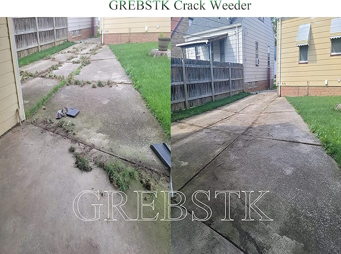 GREBSTK Crack Weeder Crevice Weeding Tool Manual Weeder Beech Handle Lawn Yard Gardening Tool
