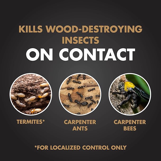 Spectracide Terminate Termite And Carpenter Ant Killer 1.33 Gallons, Includes AccuShot Sprayer