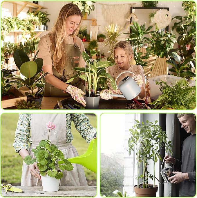 3 Pack U-Shape Acrylic Plant Trellis for Indoor Climbing Plants, 16 Inch Small Plant Trellis, Potted Plant Climber Support for Pothos, Vine Ivy, Houseplant