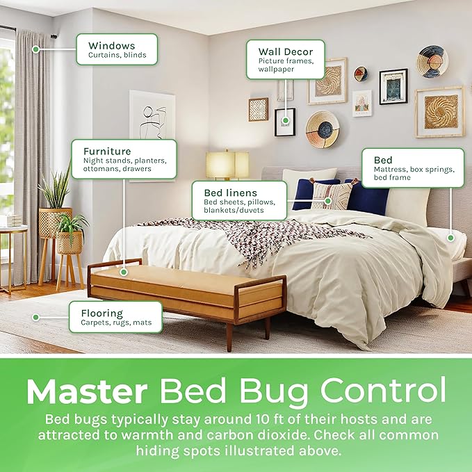 Extra Strength Bed Bug & Lice Elimination Trio - Includes Extra Strength 24 oz Lice & Bed Bug Spray, 32 oz Lice & Bed Bug Laundry Additive, & 128 oz Spray Refill