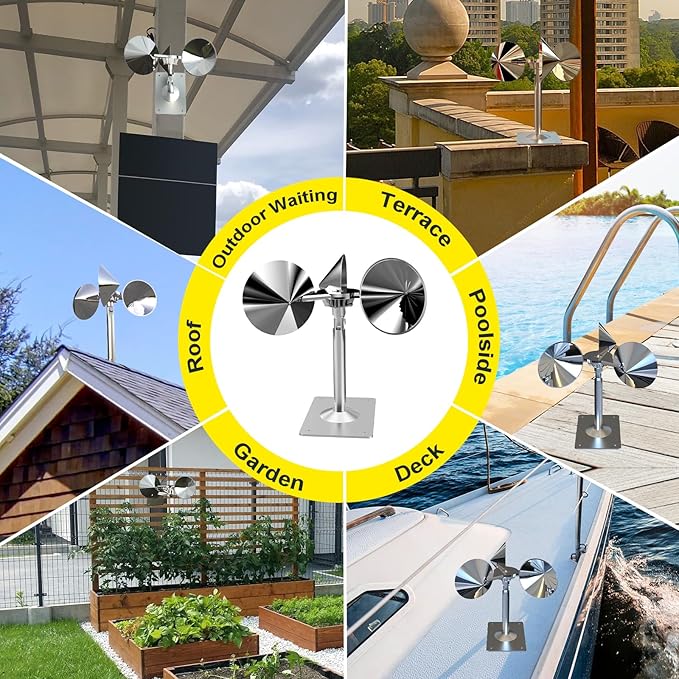 Bird Reflectors to Keep Birds Away, Scare Devices- Bird Spinners to Keep Pigeons Sparrows, and Woodpeckers Away for Outside (1PC)