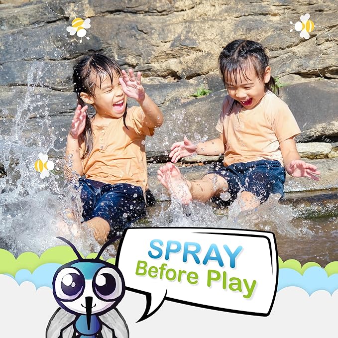 Ms. Pixie's Mosquito Repellent for Kids, DEET-Free Gentle Bug Spray for Children’s Skin & Outdoor Protection, 3 oz (90mL)