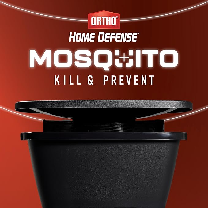 Ortho Home Defense Mosquito Kill and Prevent, Controls Mosquitoes and Larvae, Silent, Easy-to-Use, Protects up to 4,300 sq. ft., 1 Mosquito Station and 2 Bands for 2 Months Protection